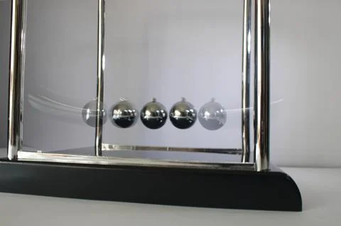 A pendulum demonstrating the principles of motion Stock Photos