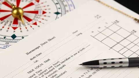 Pendulum for divination Stock Footage 104472244