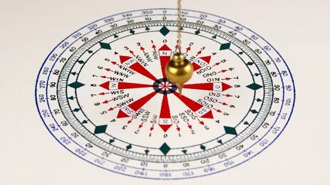Pendulum for divination Stock Footage 104472424