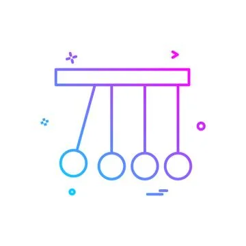 Pendulum icon design vector Stock Illustration