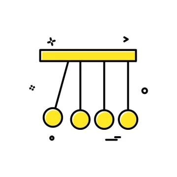 Pendulum icon design vector Stock Illustration