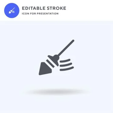 Pendulum icon vector, filled flat sign, solid pictogram isolated on white, logo Illustrazione stock