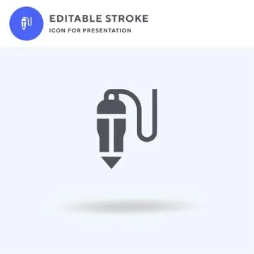 Pendulum icon vector, filled flat sign, solid pictogram isolated on white, logo Stock Illustration