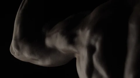 Pendulum Movement Isolated on Black Background Stock Footage 128346374