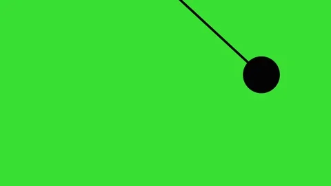 Pendulum Oscillation Motion Graphics Green Screen Overlay Animation 4K Stock Footage 337703749