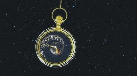 Pendulum of pocket watch Stock-Illustration
