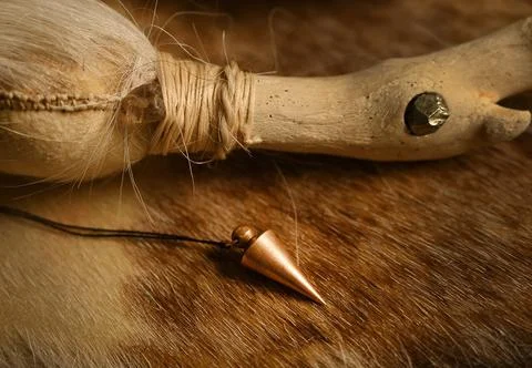 Pendulum for reading the future 스톡 사진