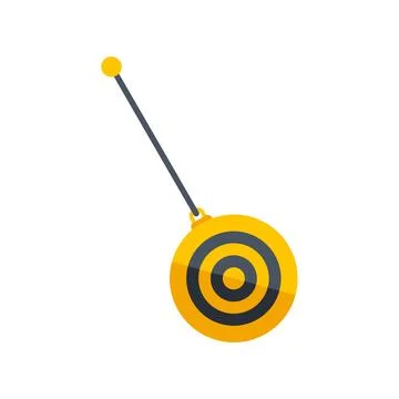 Pendulum swinging representing hypnotism, focus, and concentration Stock Illustration