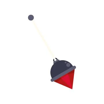 Pendulum swinging symbolizing hypnosis and subconscious therapy Stock Illustration