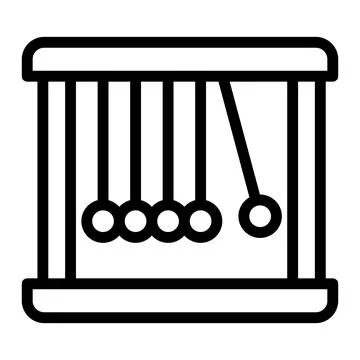 Pendulum Vector Icon Design Illustration 스톡 일러스트