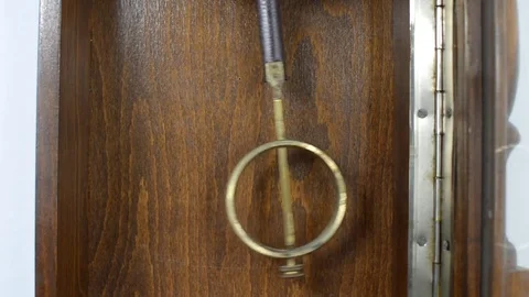 Pendulum wall clock Stock Footage 76073509