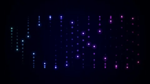 Pendulum Wave Dots Oscillating in Looping Motion Vídeos de archivo 348301852