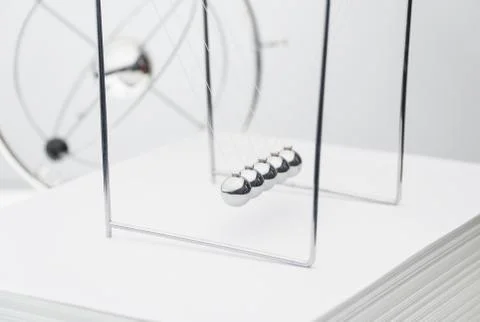 Pendulum on a white background Stock Photos