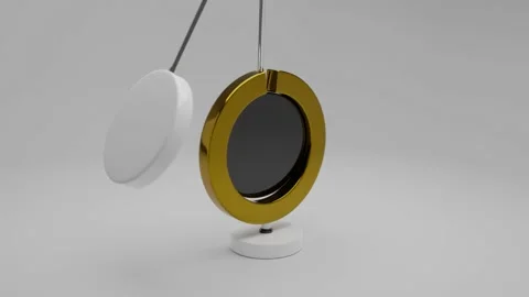 Pendulums. Relax 3d loop animation Stock Footage 232128494