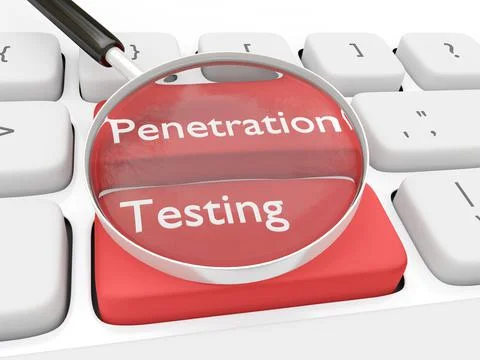 Penetration Testing concept Stock Illustration