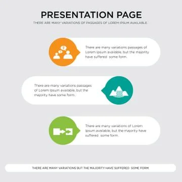 Penetration, waterfall, request a quote presentation design template in orang Stock Illustration