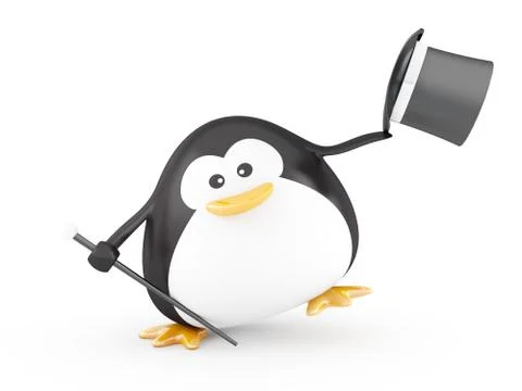 Penguin astaire Stock Illustration