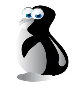 Penguin cartoon Stock Illustration
