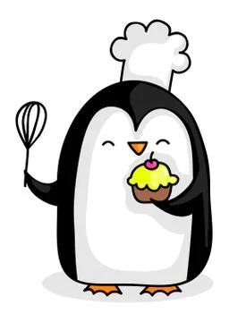 Penguin chef Stock Illustration