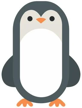 Penguin Icon Illustrazione stock