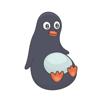 Penguin icon Stock Illustration