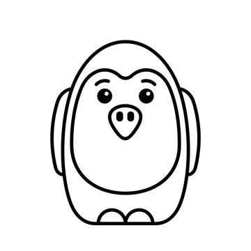 Penguin icon Stock Illustration