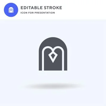 Penguin icon vector, filled flat sign, solid pictogram isolated on white, log イラスト素材