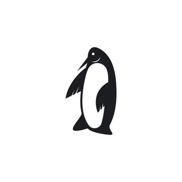Penguin icon vector illustration design template イラスト素材
