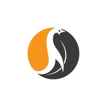 Penguin icon vector illustration design template イラスト素材
