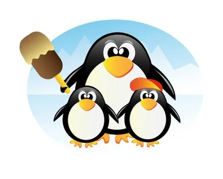 Penguin Stock Illustration