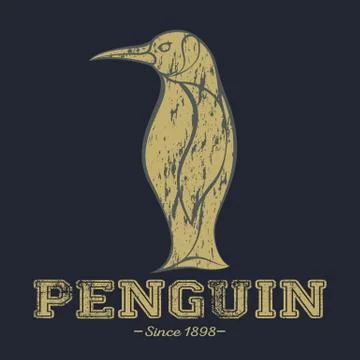 Penguin logo Stock Illustration