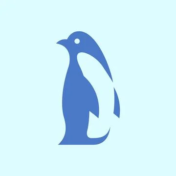 Penguin logo Stock Illustration