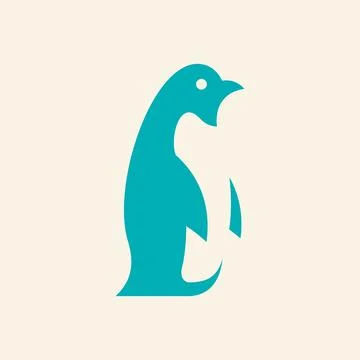 Penguin logo Stock Illustration