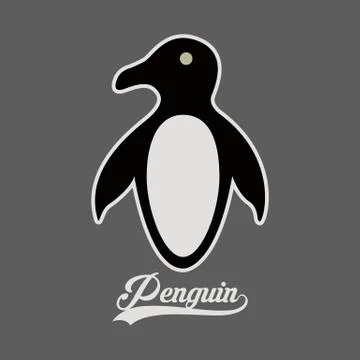 Penguin logo vector Stock Illustration