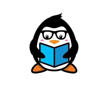 Penguin mascot character design vector Stock Illustration