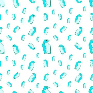 Penguin pattern 스톡 일러스트