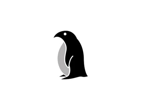 Penguin Polar Logo Stock Illustration