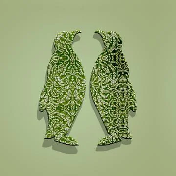 Penguins Stock Illustration