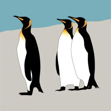 Penguins Stock Illustration