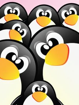 Penguins Illustrazione stock