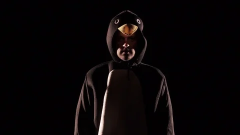 Pengvin man art Video stock 89634000