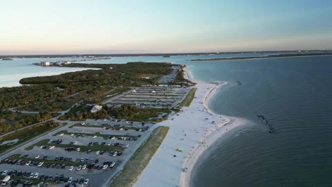 Peninsula beach Video stock 318933841