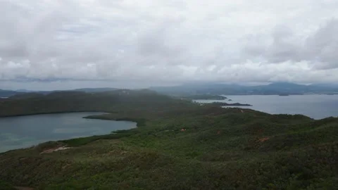 Peninsula in caribbean Stock Footage 205291909