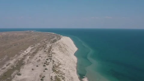 Peninsula drone shot Stock Footage 255624252