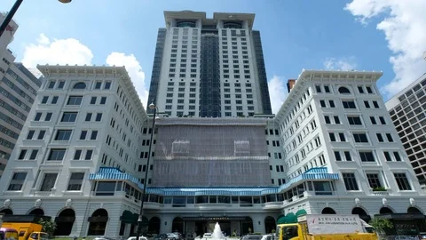 The Peninsula Hong Kong Stock Footage 79049901