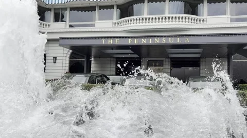 The peninsula Hong Kong Stock Footage 304552843