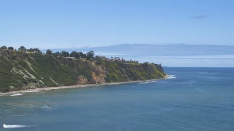 Peninsula into the ocean 스톡 동영상 108592915