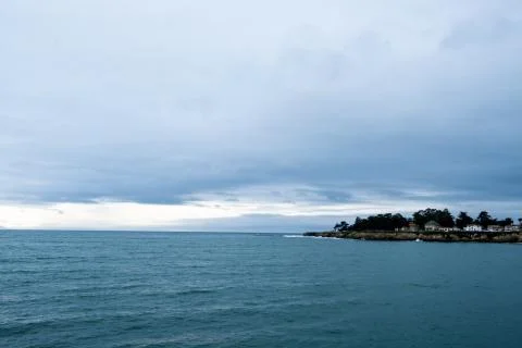 Peninsula In Ocean Stock Photos