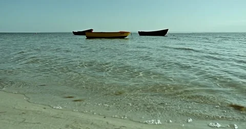 Peninsula Side Boats 4k Stock Footage 51162233