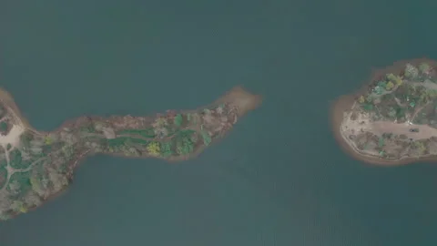 Peninsula top view. 4k Video stock 153747912